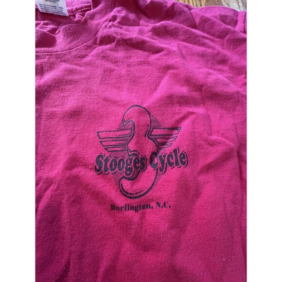 3 Stooges Cycle Tee Shirt - Picture 3 of 5